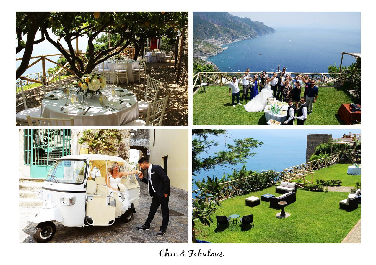 Sea View Villa In Ravello With Lemon Pergola, Gardens And Jacuzzi - Ideal For Elopements Екстер'єр фото