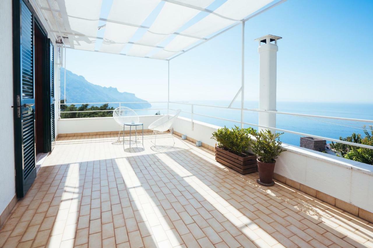 Sea View Villa In Ravello With Lemon Pergola, Gardens And Jacuzzi - Ideal For Elopements Екстер'єр фото