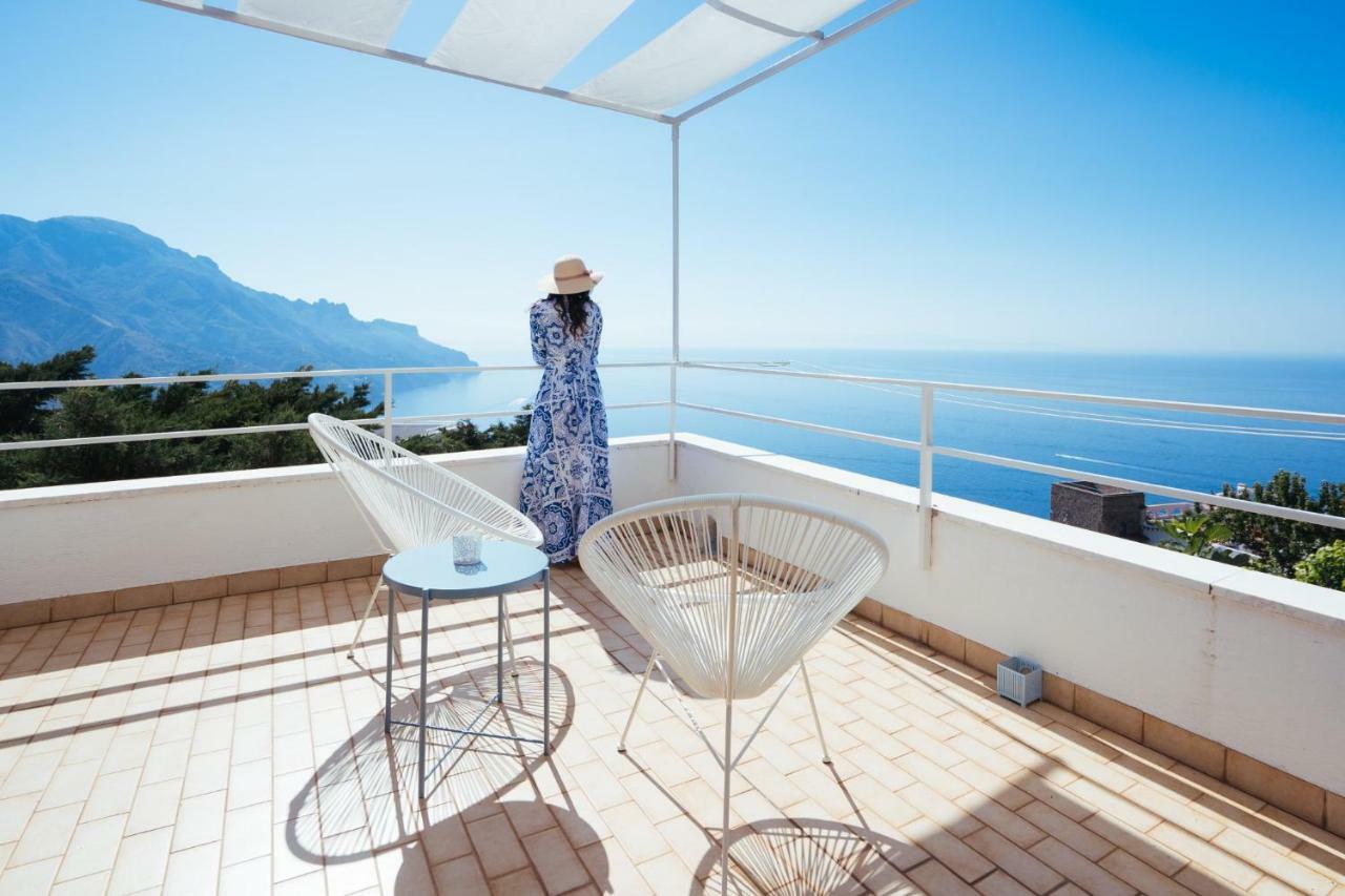 Sea View Villa In Ravello With Lemon Pergola, Gardens And Jacuzzi - Ideal For Elopements Екстер'єр фото