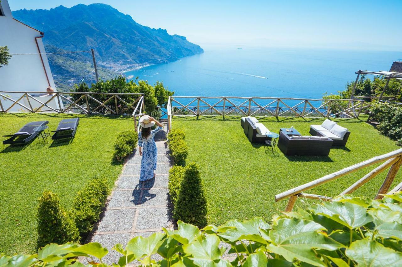 Sea View Villa In Ravello With Lemon Pergola, Gardens And Jacuzzi - Ideal For Elopements Екстер'єр фото