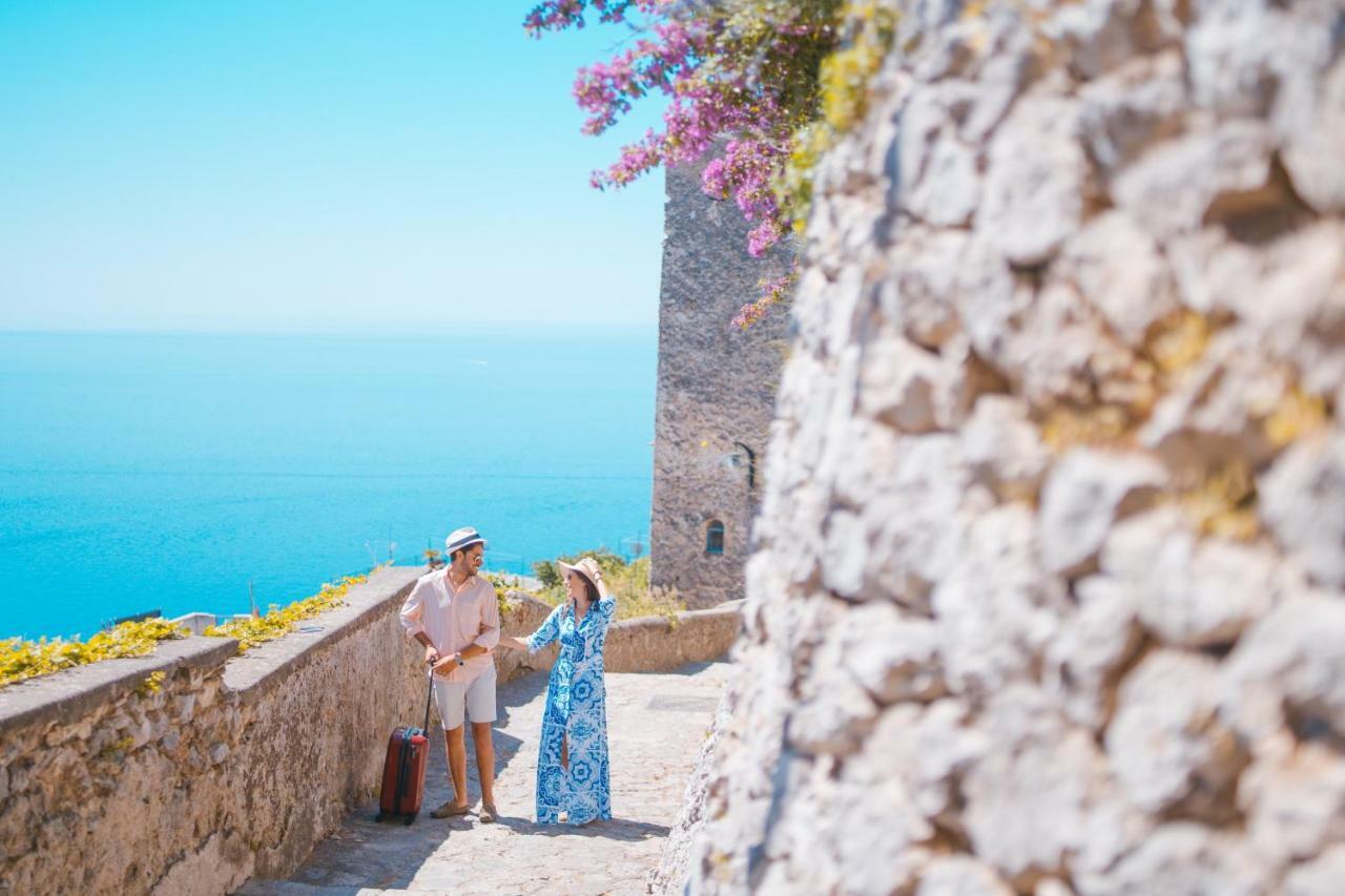 Sea View Villa In Ravello With Lemon Pergola, Gardens And Jacuzzi - Ideal For Elopements Екстер'єр фото