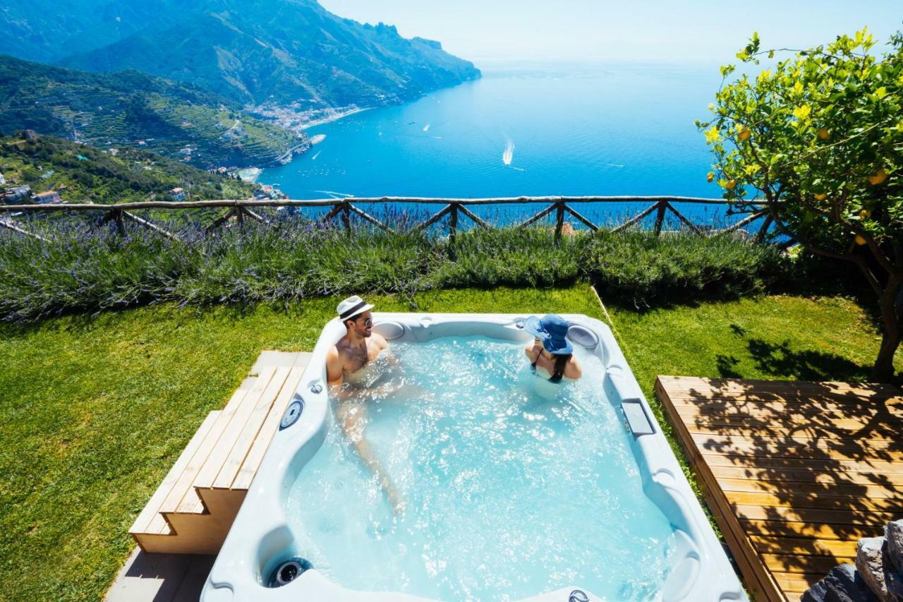 Sea View Villa In Ravello With Lemon Pergola, Gardens And Jacuzzi - Ideal For Elopements Екстер'єр фото