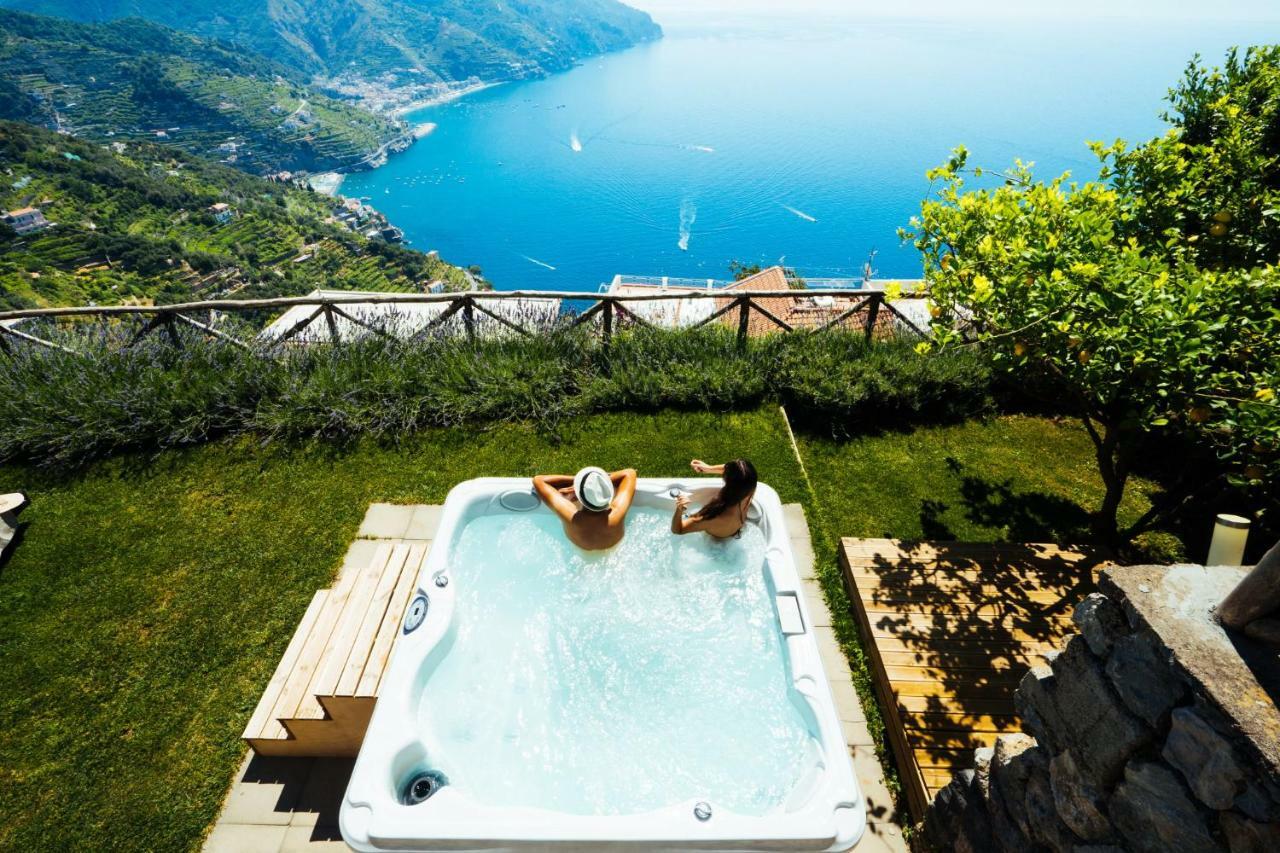 Sea View Villa In Ravello With Lemon Pergola, Gardens And Jacuzzi - Ideal For Elopements Екстер'єр фото